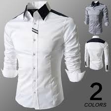 It's all available at price you'll love. New 2014 Hot Sale New Mens Shirts Casual Slim Fit Stylish Mens Dress Shirts Patchwork Male Long Sleeve Leisure Shirts Dress Shirts Discount Dress Shirt Shortsdress Necklines Aliexpress