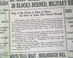 At 100th anniversary, the tulsa race massacre is still an unfamiliar part of history to many ». 1921 Tulsa Race Riot Massacre Rarenewspapers Com