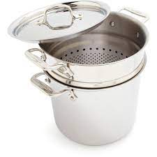 All Clad D3 Stainless Steel Pasta Pentola 7 Qt Sur La Table