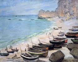 Bateaux Sur La Plage A Etretat C Monet W 829 Monet Art Claude Monet Paintings Monet Oil Paintings