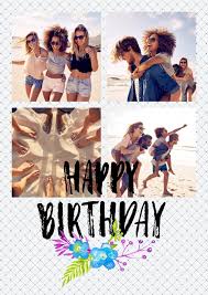 Happy birthday greeting card with a cake vector. Your Own Photo Birthday Cards Printed Mailed For You International As Photo Cards Photo Postcards Photo Greeting Cards Online Or With Our Own Postcard App