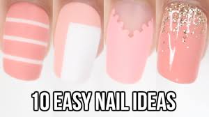 Check out our best 20 the cutest and lovely nail design from many talented nail easy peach and white flowers nail art (beginners nail art). Peach 10 Easy Nail Ideas Youtube