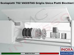 Jul 15, 2021 · scolapiatti igiene e funzionalità unite allo stile della materia e delle finiture. Kit Scolapiatti Vasistas Pensile 60 702 60 Griglia Unica 2 Staffe 901 Amg Incasso Elettrodomestici Da Incasso
