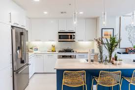 Neutral tones throughout the working elements of the kitchen allow the teal blue. 25 Modern Kitchen Designs That Will Rock Your Cooking World