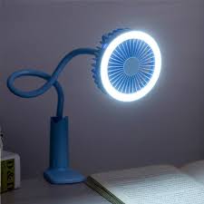 Portable Rechargeable Mini Clip On Usb Fan Led Reading Light Lamp White Led Reading Light Led Lights Portable Led