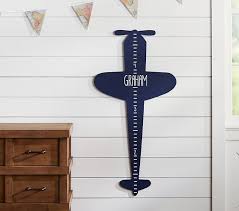 Airplane Shaped Growth Chart Pottery Barn Kids Pottery