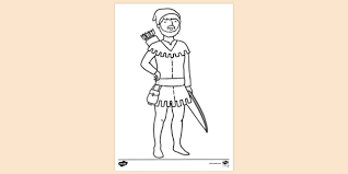 Robin hood disney coloring pages. Free Robin Hood Colouring Sheet Colouring Sheets