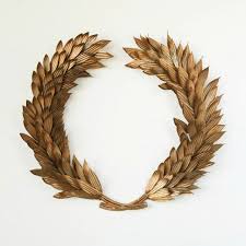 Gold Metal Wreath Wall Decor Wreath Wall Decor Metal Wreath Wall Decor