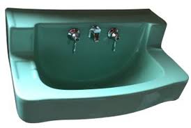 shelfback sink  dea bathroom