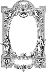 Oval Rug Clipart Black And White Free Image On Pixabay Vintage Frame Line Art Antique Clip Art Vintage Vintage Borders Clip Art Borders