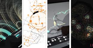 Visual Exploitation Of Urban Mobility Senseable City Lab Mit Information Visualization Visual Visualisation