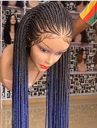 Bipy Braided Wig Long Hair Wigs Single Braids Cornrows Braids