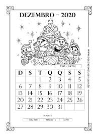 Calendário Escolar Datas Comemorativas Educação Infantil Calendarios 2020 Para Imprimir Espaco Educar Calendarios Infantis Datas Comemorativas Educacao Infantil Calendario De Datas Comemorativas