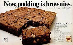 Jell O Pudding Brownies Two Vintage Recipes From The 60s Recipe Brownie Recipes Instant Pudding Recipes Chocolate Pudding Recipes