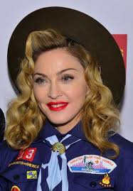 madonna red lipstick