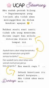 Ucap Seseorang Untukmu Simple Quotes Life Quotes Quotes