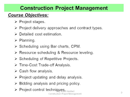 Construction Project Management Ppt Video Online Download