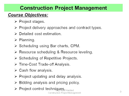 construction project management ppt video online download