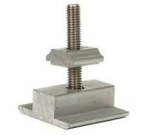 Aluminum 6005 SUS304 17mm Spacer T Shape MID Clamp Solar