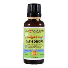 The blend helps bring down fever and ease muscle aches. Eucalyptus Ease Bath Drop 1 Oz California Baby