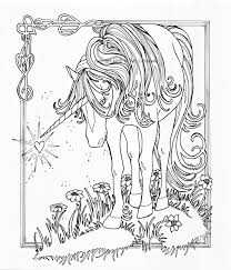 Majestic Unicorn Coloring Page Free Printable Unicorn Coloring Pages Horse Coloring Pages Animal Coloring Pages
