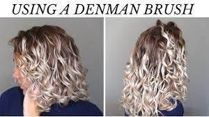 Shop by hairbrush type or which hairbrushes are best for your hair type. How To Use The Denman Brush On 2b 3a Curls Wet To Dry Routine Youtube