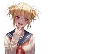 Anime, anime girls, simple, simple background, glitch art, vhs. 147 Himiko Toga Hd Wallpapers Background Images Wallpaper Abyss