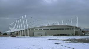 Le chiffre romain xix apparaît sur le ruban pour rappeler les xixes jeux olympiques d'hiver. Jeux Olympiques D Hiver De 2002 Salt Lake City Ogden 2002 Structurae