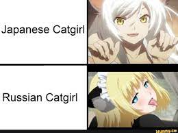 Japanese Catgirl Russian Catgirl - iFunny Brazil