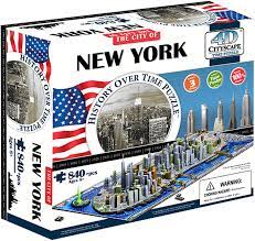 4d mini new york puzzle is a smaller size version of the famous 4d cityscape new york time puzzle. Amazon Com 4d New York City Skyline Time Puzzle 4dcityscapeinc Toys Games