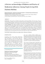 Kementerian kesihatan), abbreviated moh, is a ministry of the government of malaysia that is responsible for health system: Pdf A Review On Knowledge Of Diabetes And Practice Of Medication Adherence Among People Living With Diabetes Mellitus