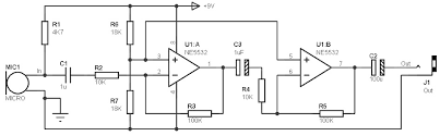Read this datasheet, get pinout, spec, how to use. Small Electret Microphone Pre Amplifier Amplifier Circuit Design