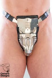Chastity belt exposed to the castle of vezio. Male Chastity Carrara Designs