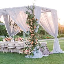 Walk down the aisle surrounded by swaying daisies and get married in front of a pristine arch with this acnh idea. Modern Wedding Drape Ideas For The Creative Couple Ruffled