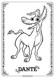 Maybe you would like to learn more about one of these? Printable Disney Coco Dante Coloring Pages 01