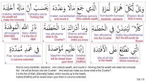 Read surah humazah online in arabic text with translation in audio surah humazah mp3 online. Surah 104 Al Humazah Youtube