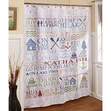 Maybe you would like to learn more about one of these? Lakeside Lakewords Shower Curtain With Inspirational Cabin Vacation Sayings Target