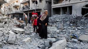 Israel says 'Gaza is burning' as it ...