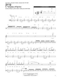 Sheet music boss, the meeks duo browse our 3 arrangements of rush e. sheet music is available for piano, piano/4 hands, violin 1 and 1 others with 3 scorings in 2 genres. Rush 2112 Ii The Temples Of Syrinx Sheet Music Pdf Notes Chords Rock Score Drums Transcription Download Printable Sku 443436