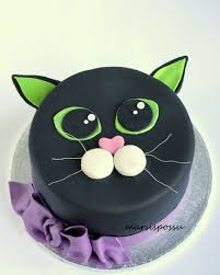 Marsispossu Kissakakku Cat Cake Birthday Cake For Cat Halloween Cake Recipes