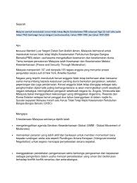 Seterusnya, tan sri razali ismail menjadi wakil khas pbb untuk menyelesaikan konflik di myanmar. Malaysia Sebagai Ahli Tidak Tetap Majlis Keselamatan Pbb Pdf