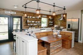 Chip And Joanna Add Warmth And Rustic Style To A Modern Ranch House Creating An Ideal Family Home With Room To Grow For A C Fixer Upper Kitchen Kitchen