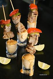 Serve hot with the sauce. Lamb Liver On Skewers With Peanut Sauce
