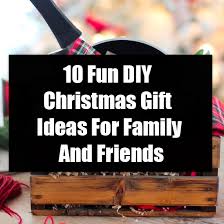 Looking for family christmas gifts that everyone can enjoy? 10 Fun Diy Christmas Gift Ideas For Family And Friends