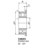 688 Bearing Dimensions 8mm X 16mm X 4mm | ISK BEARINGS