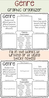 Genre Graphic Organizer Reading Graphic Organizers Graphic Organizers Staar Reading