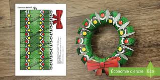 La boite à idées de l atelier 3b diy noël activités. Activite Manuelle Couronne De Noel En 3d Teacher Made
