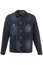 Denim Fade Wash Stretch Jacket 71132293