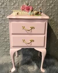 Vintage chinese chinoiserie tv media stand black lacquered paint bird sponsored. Vintage Style Pink Painted Bedside Table Painted In Trixibelle By The Vintage Bird Furniture Paint Www Birdonthehill Com Au Childrensfurniture Pinkpaintedfurn