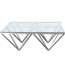 The base comprises of three, conjoined metallic. Armen Living Cascade Coffee Table Living Room Tables Furniture Appliances Shop The Exchange